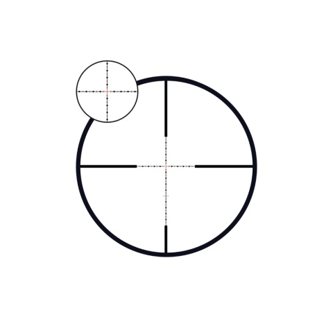 LUNETA OPTIKA6 5-30X56 FFP RD - MILDOT 3